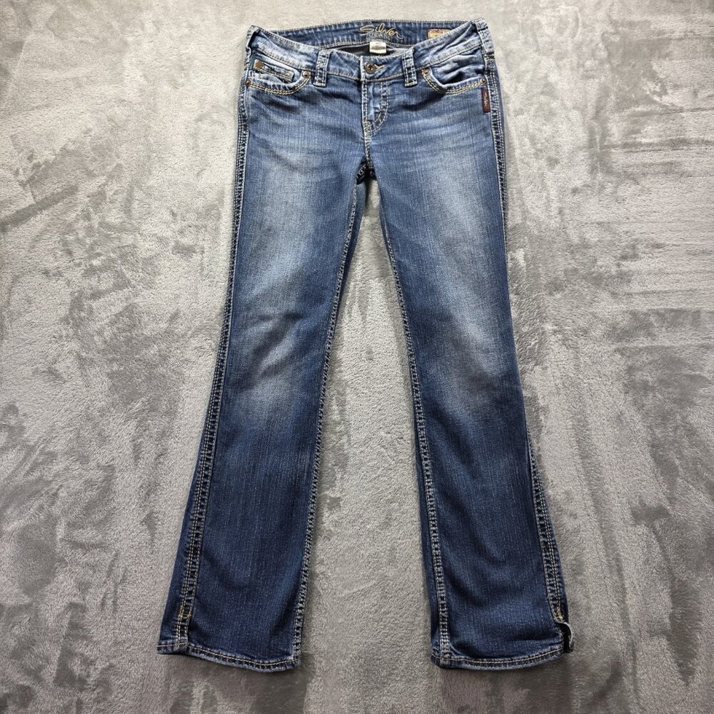 Silver Jeans Women's Bootcut Jeans - Blue Denim